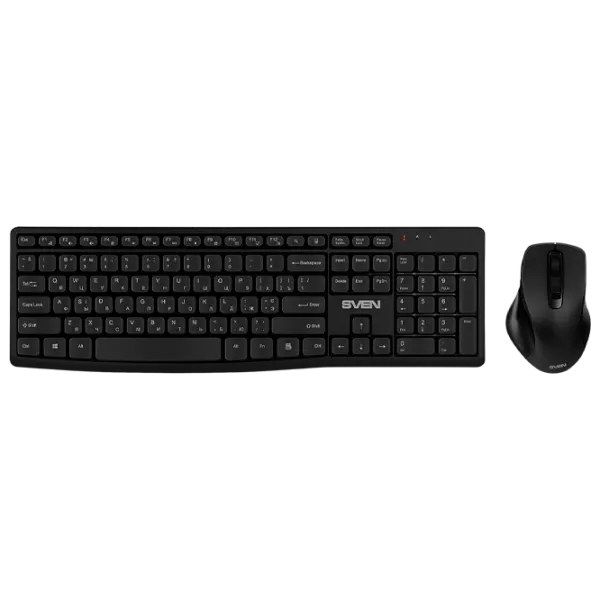 Tastatura & Mouse Sven KB-C3500W Fără fir/ Black photo 1