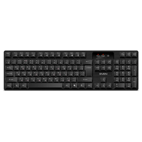 Tastatură Sven KB-C2300W Fără fir/ Black photo 1