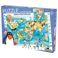 Пазл 2D Noriel Карта друзей 2017 3+/ Количество деталей: 240