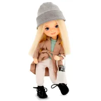 Кукла Mia in a Beige Trench Coat SS01-07 модель/ 3+