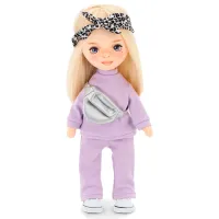 Păpușă Mia in a Purple Tracksuit SS01-25 model/ 3+
