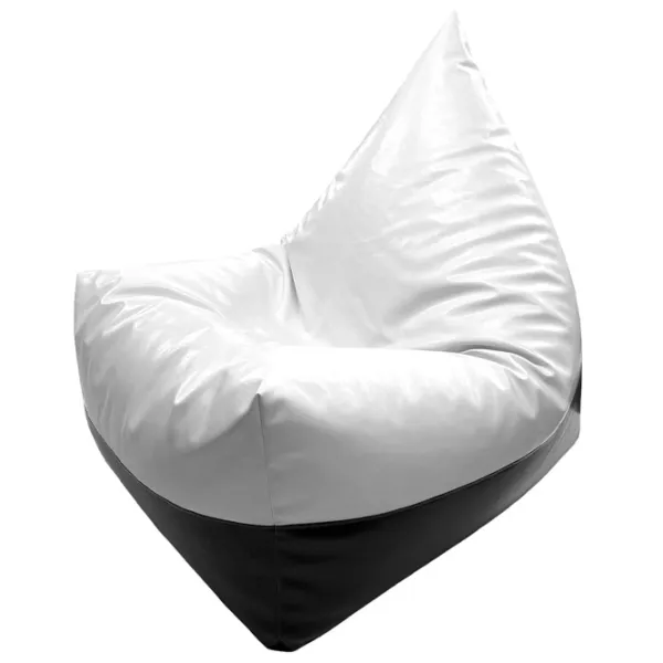 Fotoliu Bean Bag BB BM5802 XL ECO Piele/ Polistiren expandat/ White photo 1