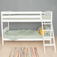 Детская кровать Mobicasa Дино 90 x 200 см/ Дерево/ Белый