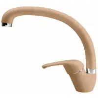 Baterie pentru bucătărie Dr. Gans Rondo mono comandă/ pivotantă/ Alamă/ Terracotta