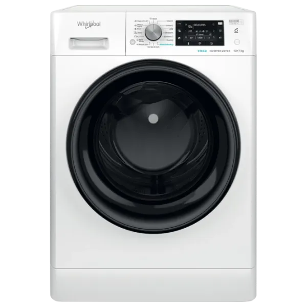 Стиральная машина с сушкой Whirlpool FFWDD 1076258 BV EU 10 кг / 1600 об/мин / Белый photo 1