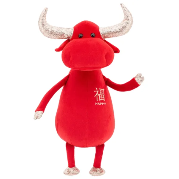 Jucărie moale Orange Toys Life Fortune the Bull 4752218007888 3+/ Red photo 1