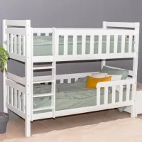 Детская кровать Mobicasa Garfield 90 x 200 см/ Дерево/ Белый