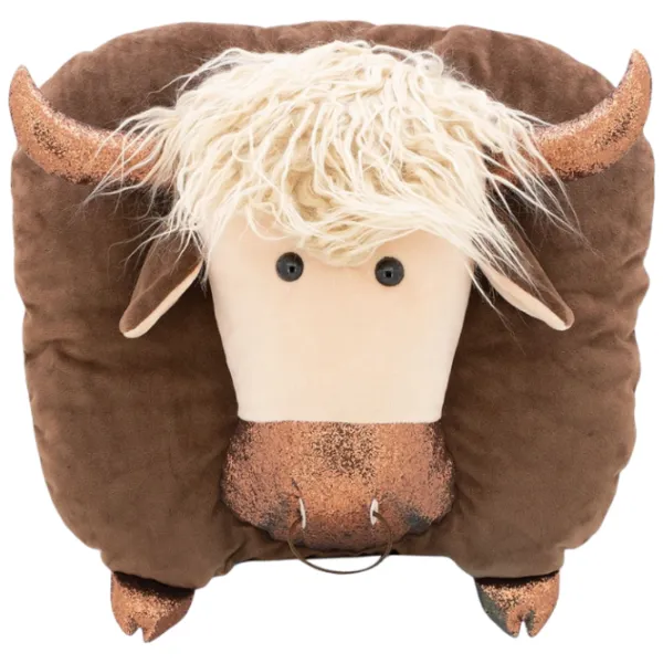 Jucărie moale Orange Toys Life Bull Boss Pillow 4752218008038 3+/ Brown photo 1