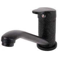 Baterie pentru bucătărie SanDonna F1066 mono comandă/ pivotantă/ Alamă/ Black