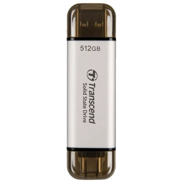 SSD Transcend ESD310S 512 ГБ  / Серебряный photo 1
