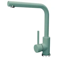 Baterie pentru bucătărie Florentina Delta mono comandă/ pivotantă/ Alamă/ Gray