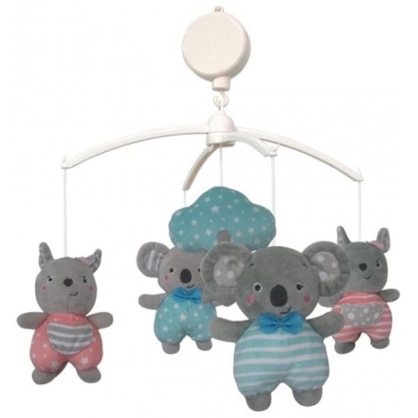 Carusel pentru pătuc Baby Mix Alexis Mice TK/ 495M 0+/ Grey photo 1 Carusel pentru pătuc Baby Mix Alexis Mice TK/ 495M 0+/ Grey photo 1