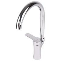 Baterie pentru bucătărie SanDonna F7105 mono comandă/ pivotantă/ Alamă/ Crom