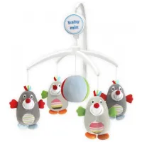 Carusel pentru pătuc Baby Mix Alexis Penguin TK/ 350M 0+/ Multicolor