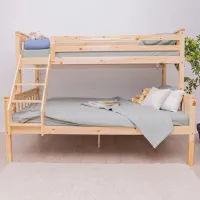 Детская кровать Mobicasa Mowgli 80 x 200 cm / Дерево / Натуральное дерево