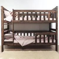 Детская кровать Mobicasa Garfield 90 x 200 см/ Дерево/ Коричневый