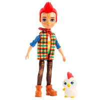 Кукла Enchantimals Redward Rooster Cluck GJX39 фермер / 4+