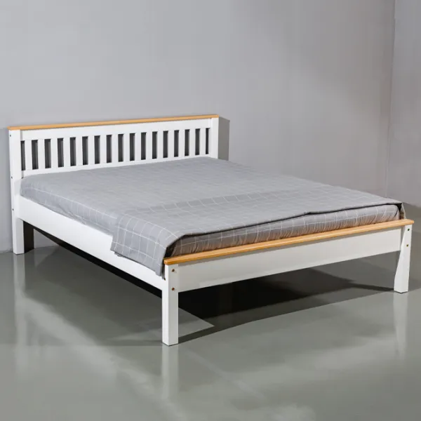 Кровать Mobicasa Hercules 160 x 200 см/ Дерево/ Белый photo 1 Кровать Mobicasa Hercules 160 x 200 см/ Дерево/ Белый photo 1