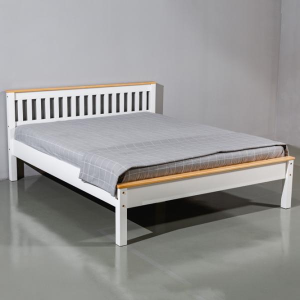 Кровать Mobicasa Hercules 160 x 200 см/ Дерево/ Белый photo 1 Кровать Mobicasa Hercules 160 x 200 см/ Дерево/ Белый photo 1