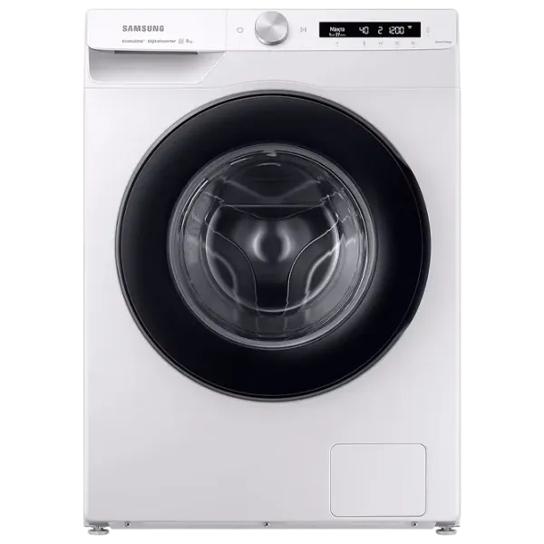 Mașină de spălat Samsung WW80AG6S24AWCE 8 kg / 1200 rpm / White photo 1