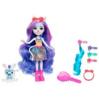 Кукла Enchantimals Zebra Zemirah și Grainy HNV28 модель / 4+