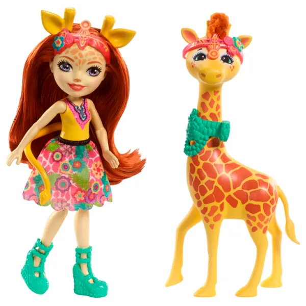 Păpușă Girafa Gillian și Paul FKY74 Animale/ 4+ photo 1 Păpușă Girafa Gillian și Paul FKY74 Animale/ 4+ photo 1