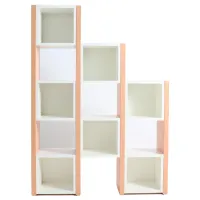 Стеллаж Andra DE-A1MS-50 145см x 104.5см x 30см cm/ Дерево/ Бежевый