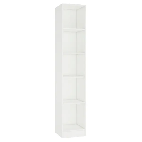 Стеллаж Mobildor-Lux Practik 210см x 40см x 40см cm/ Дерево/ White photo 1