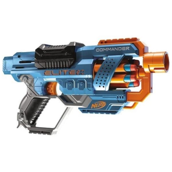 Игрушечный автомат Hasbro Nerf Elite 2.0 Commander RC 6 E9485 8+/ Стрел/ Синий photo 1 Игрушечный автомат Hasbro Nerf Elite 2.0 Commander RC 6 E9485 8+/ Стрел/ Синий photo 1
