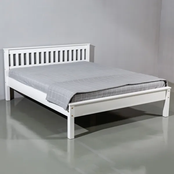 Кровать Mobicasa Hercules 160 x 200 см/ Дерево/ Белый photo 1