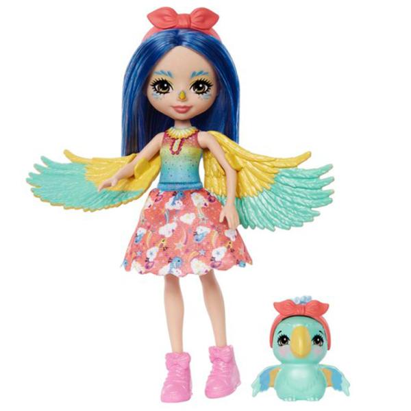 Кукла Enchantimals Papagalul Prita și Flutter HHB89 Животные / 4+ photo 1
