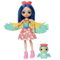 Кукла Enchantimals Papagalul Prita și Flutter HHB89 Животные / 4+