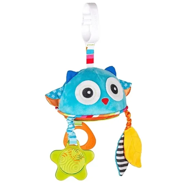 Jucărie pentru pătuțuri și cărucioare Benbat Owl BB-TT138 0+/ Blue photo 1