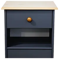 Noptiere Mobicasa Lia 0 42 x 43 x 35/ Lemn/ Grafit antic