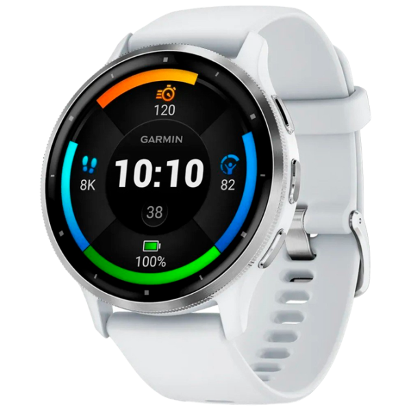 Ceas inteligent Garmin Venu 3 1.4"/ 45 mm/ Silver - White/ 010-02784-00 photo 1