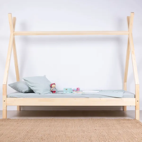 Детская кровать Mobicasa Daisy 90 x 200 см/ Дерево/ Натуральное дерево photo 1