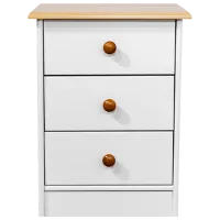 Noptiere Mobicasa Lia 2 58 x 43 x 35/ Lemn/ White antic