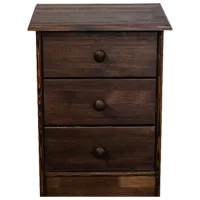 Noptiere Mobicasa Lia 2 58 x 43 x 35/ Lemn/ Nut