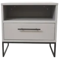 Noptiere DecoPrim Fabiana 50 x 50 x 40/ Metal/ Grey