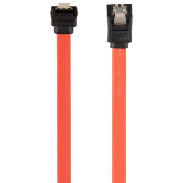 Cablu de date Cablexpert SATA III + SATA III 0.5 m/ Orange photo 1