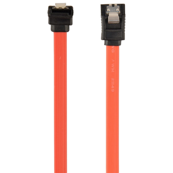 Cablu de date Cablexpert SATA III + SATA III 0.5 m/ Orange photo 1