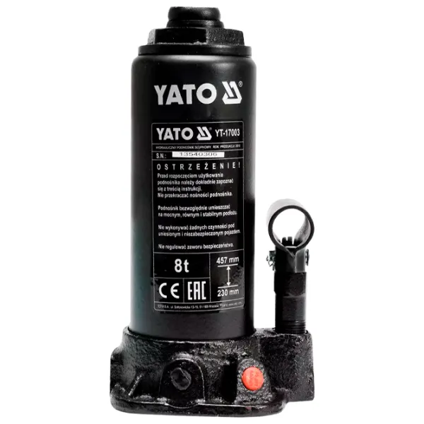 Домкрат гидравлический Yato YT17003 (21613) 8 т photo 1