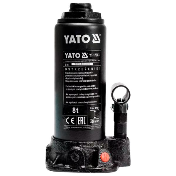 Домкрат гидравлический Yato YT17003 (21613) 8 т photo 1