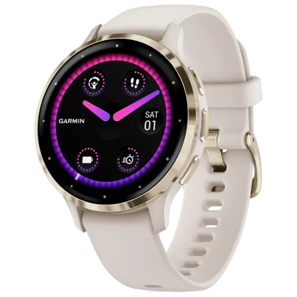 Умные часы Garmin Venu 3S 1.2"/ 41 мм/ Золото - Слоновая кость/ 010-02785-04 photo 1