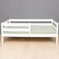 Детская кровать Mobicasa Bambi 90 x 200 см/ Дерево/ Белый