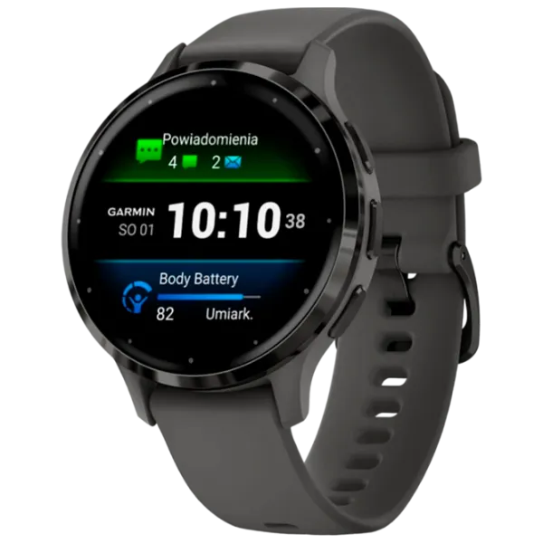 Ceas inteligent Garmin Venu 3S 1.2"/ 41 mm/ Gray - Slate/ 010-02785-00 photo 1