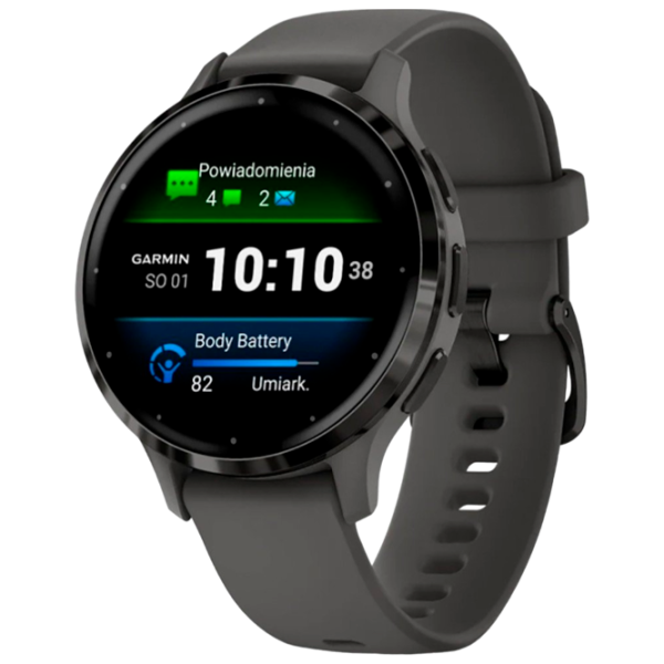 Ceas inteligent Garmin Venu 3S 1.2"/ 41 mm/ Gray - Slate/ 010-02785-00 photo 1