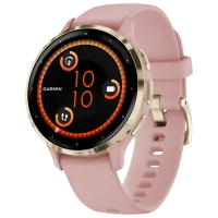 Ceas inteligent Garmin Venu 3S 1.2"/ 41 mm/ Gold - Dust Rose/ 010-02785-03