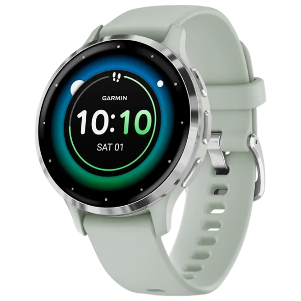 Умные часы Garmin Venu 3S 1.2"/ 41 мм/ Серебристый - Sage grey/ 010-02785-01 photo 1