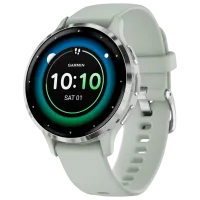Умные часы Garmin Venu 3S 1.2"/ 41 мм/ Серебристый - Sage grey/ 010-02785-01